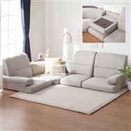 ソファ　ソファベッド　ローソファ　ベージュ　多機能 楽天市場】【クーポン15%off 2/25 00時〜24時】 ソファーベッド