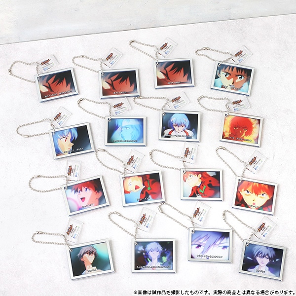 エヴァンゲリオン アクリルキーホルダー4個セット/キャラ連続予告(綾波