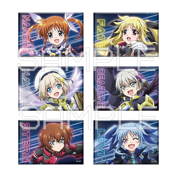 受注生産商品】魔法少女リリカルなのは スクエアキャラバッジ