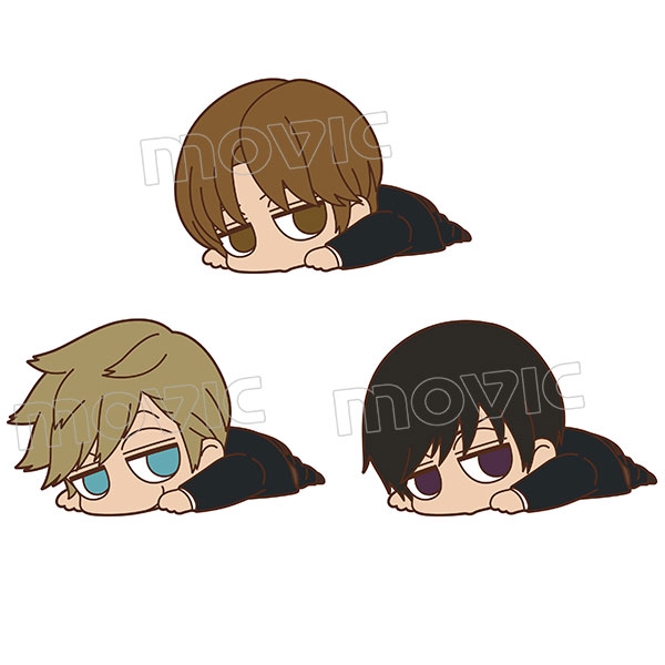 ワールドトリガー だる～んラバーストラップセット 二宮隊: キャラ