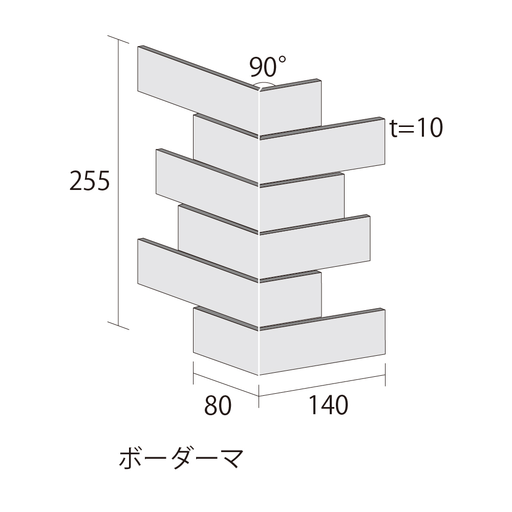木彩Ⅱ(もくさい)ボーダー［MKS］ | 淡陶社