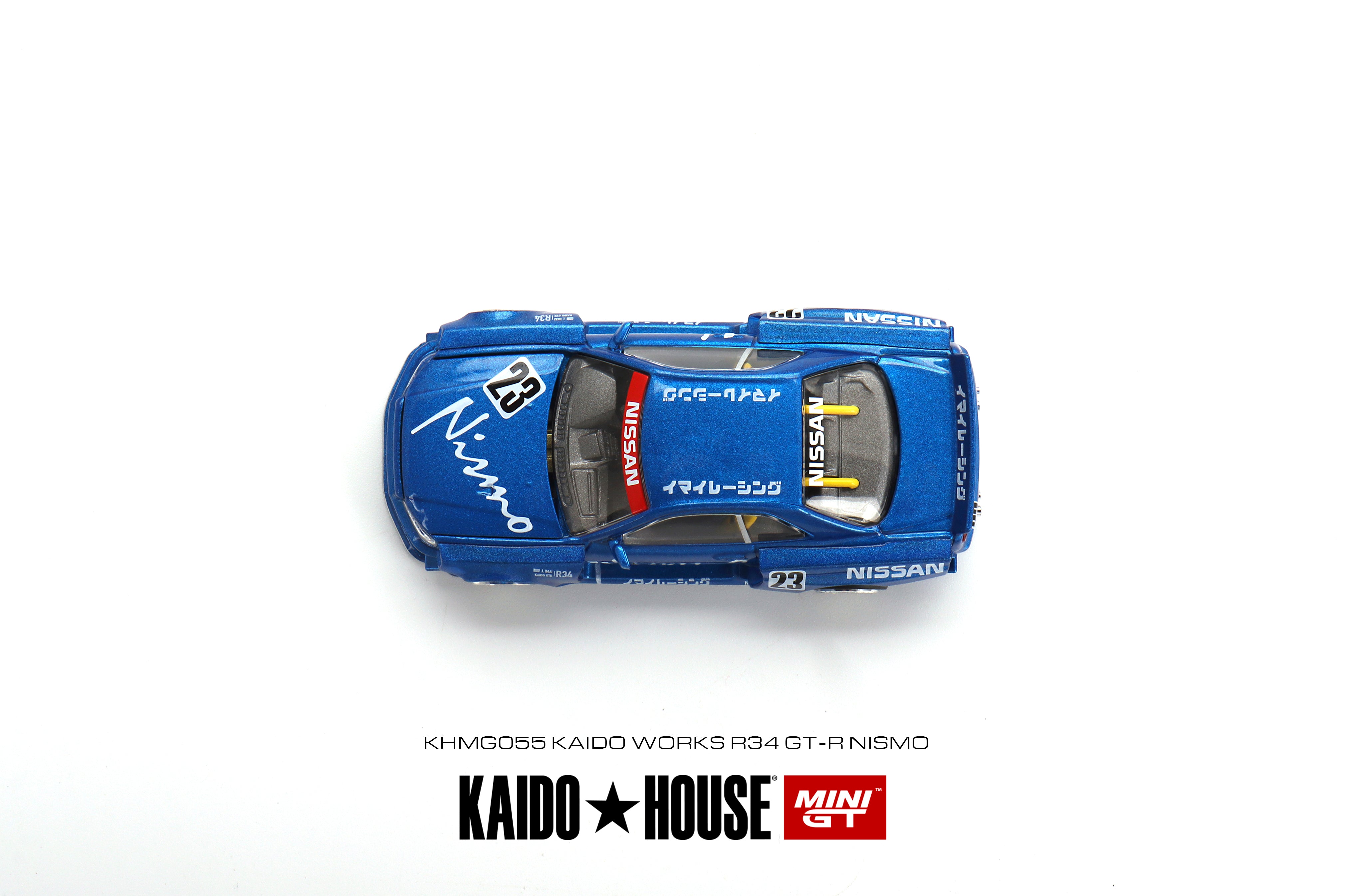 Mini GT Kaido House 055 Nissan Skyline GT-R (R34) Kaido Works