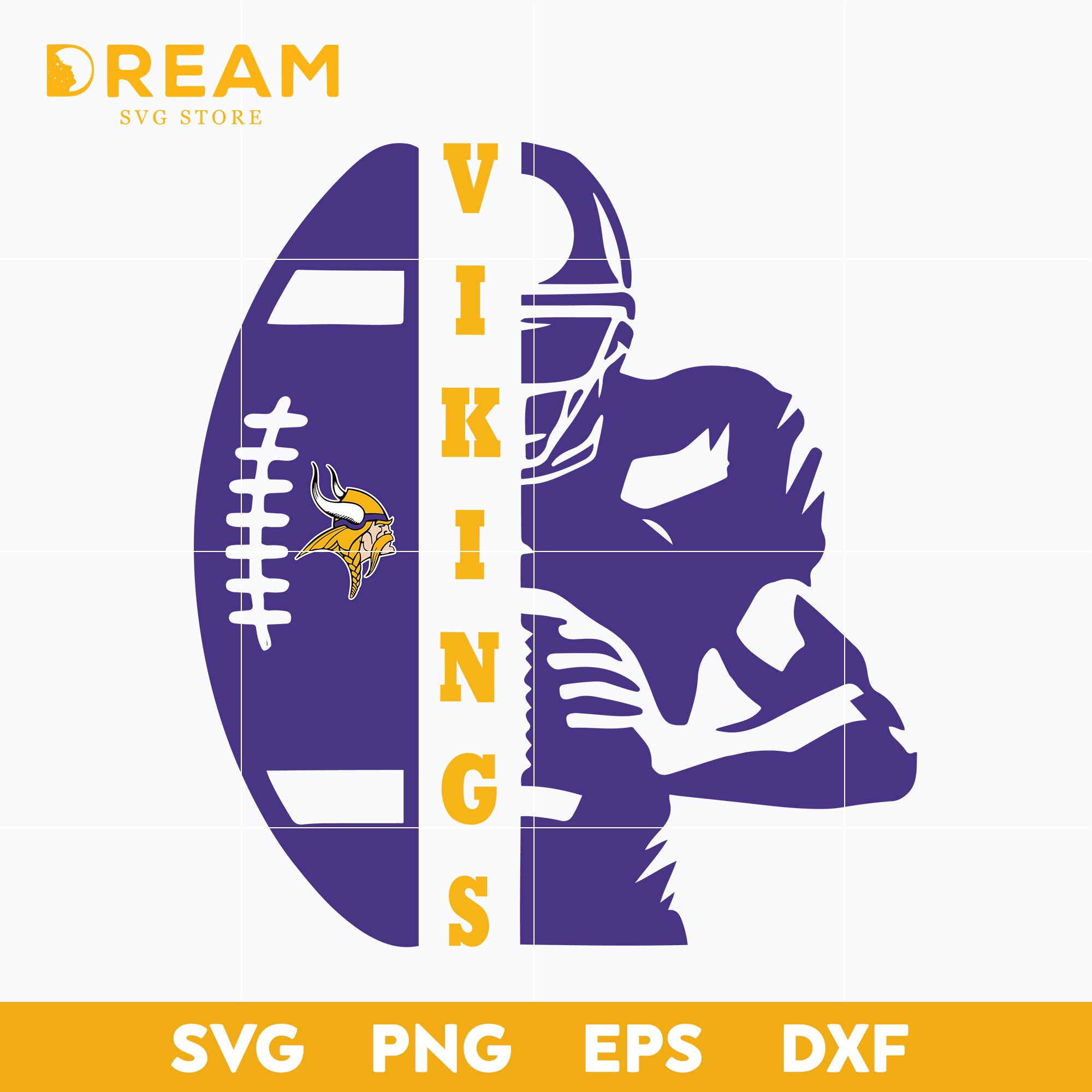 Minnesota Vikings svg, Vikings svg, Nfl svg, png, dxf, eps digital