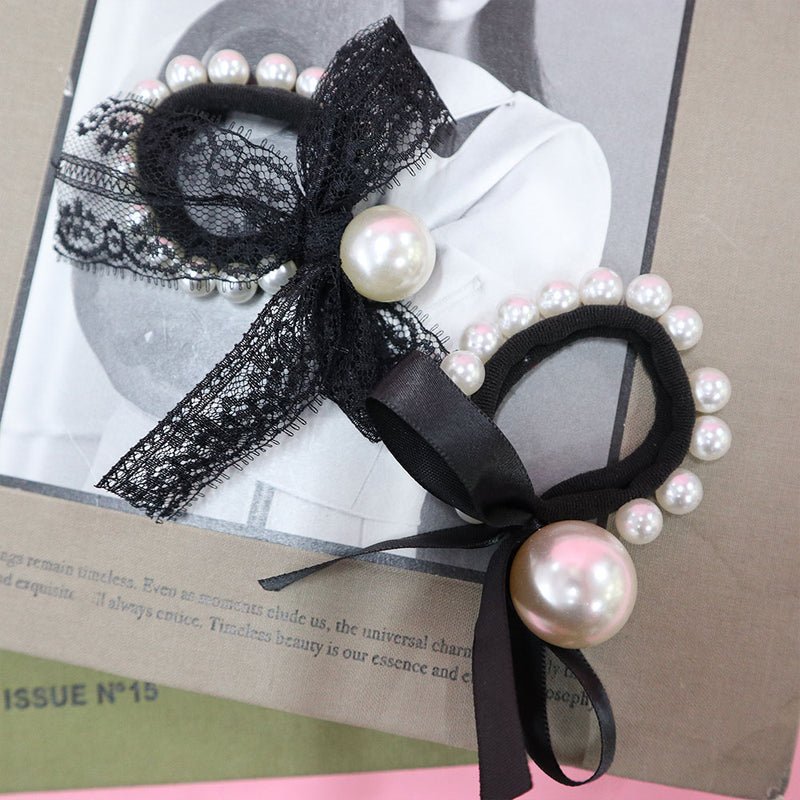 パールリボンヘアゴム – レディースファッション通販の夢展望【公式】