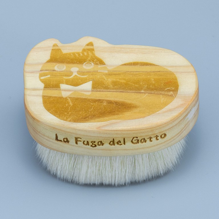 ネコ用ブラッシングブラシ 熊野筆 晃祐堂 ねこぶらっしゅC(ねこぶらっ