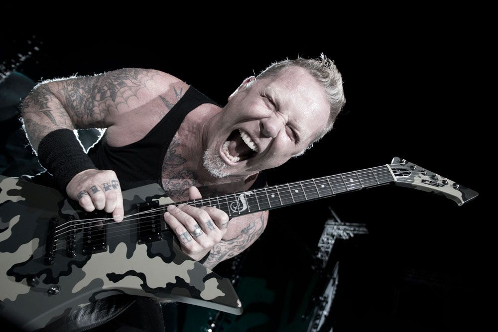 James Hetfieldのニューモデル、SNAKEBYTE CAMOがESPとLTDから発売