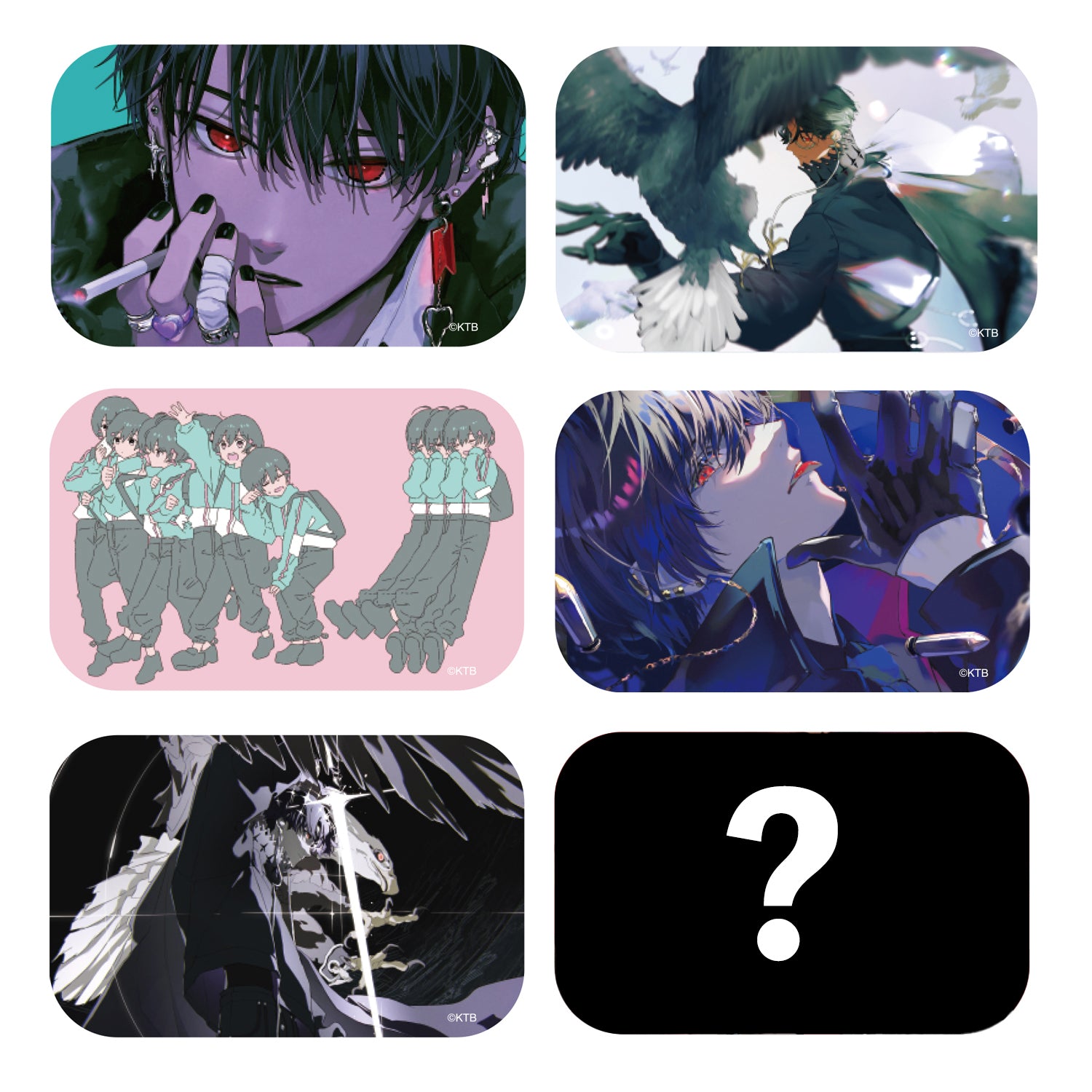 梓川】スクエアランダム缶バッジ（全11種）／1st ONE-MAN LIVE 「LIVE