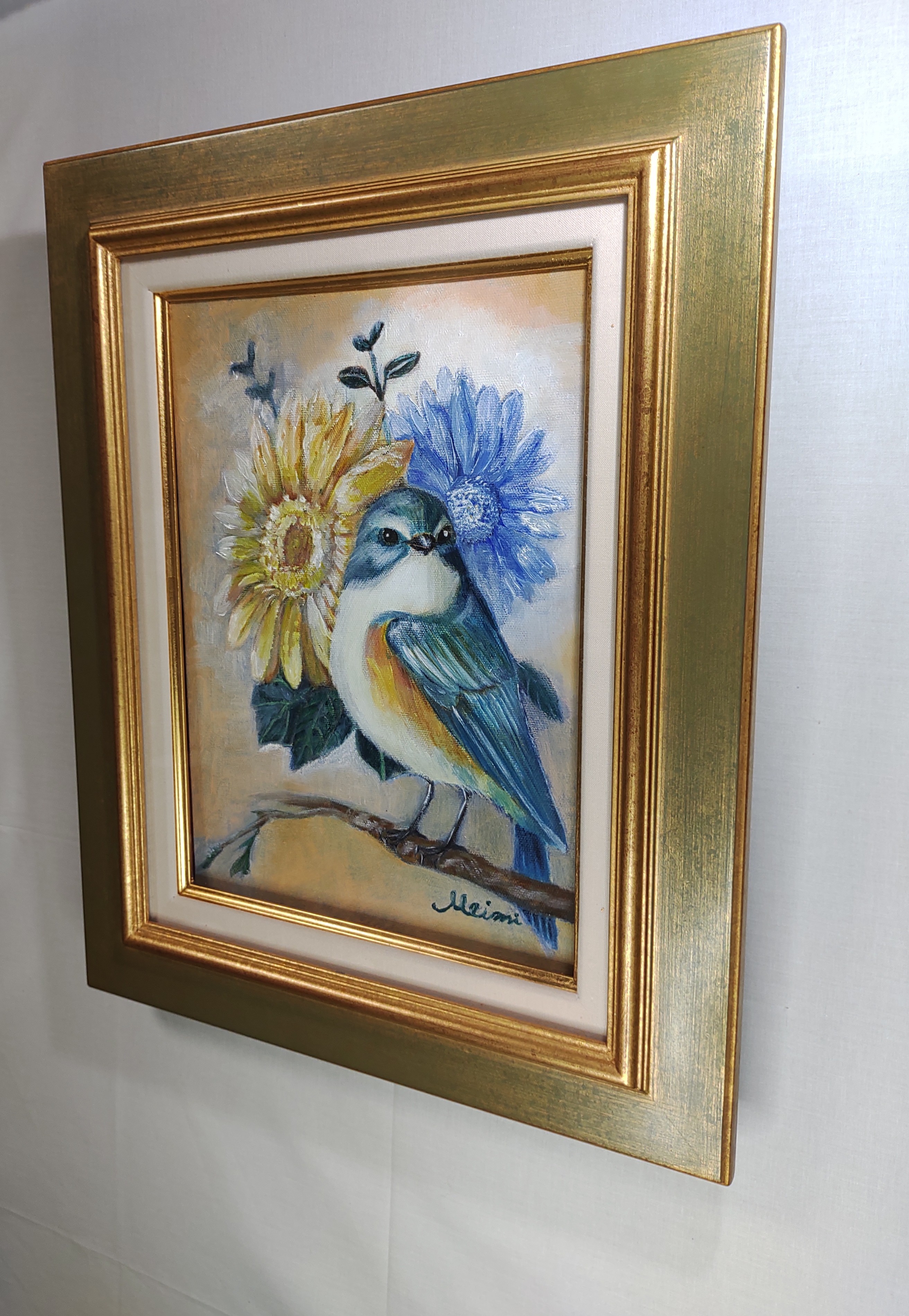 幸せの青い鳥 by 冨山めいみ - 絵画販売・購入・レンタル（サブスク