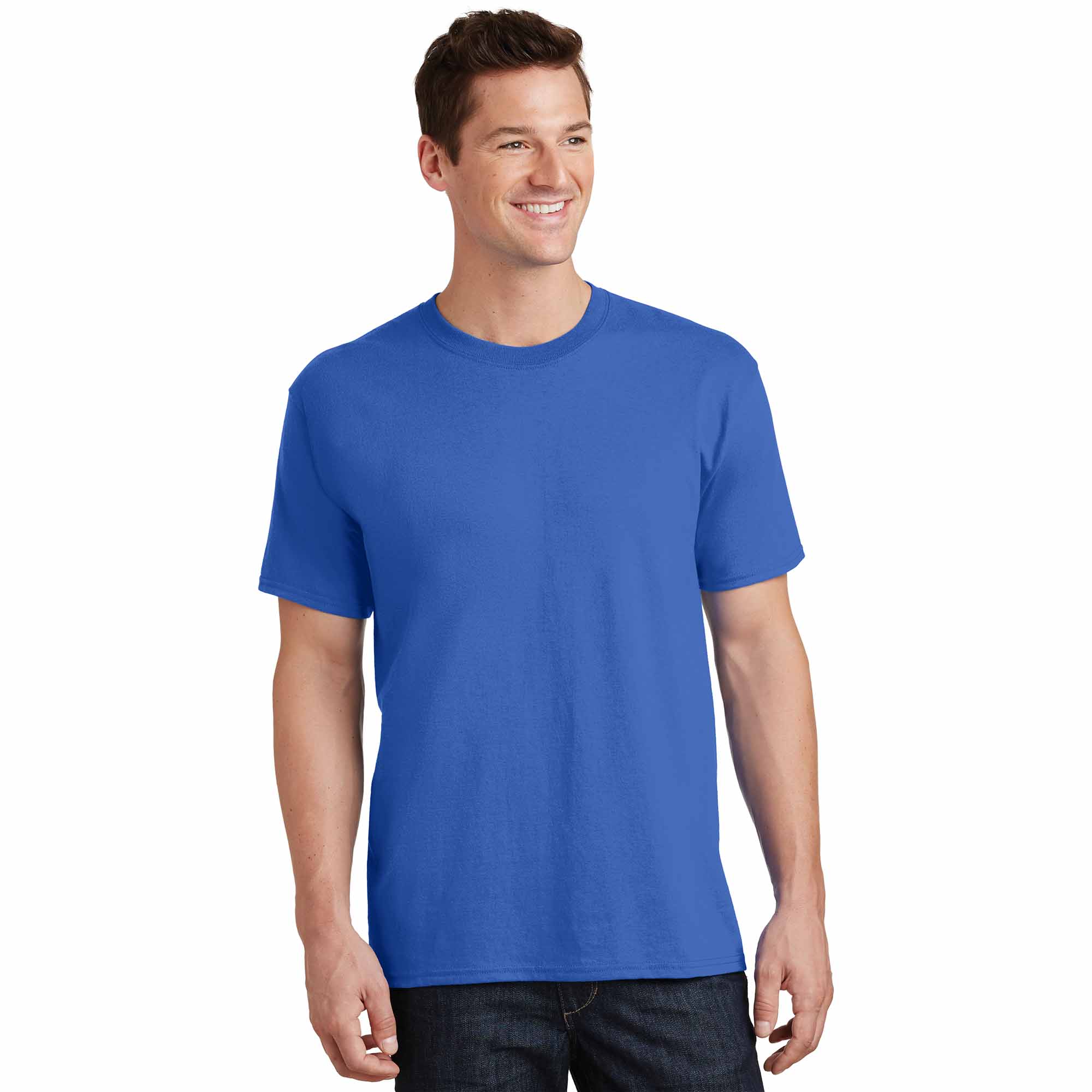 Port & Company PC54 Core Cotton Tee - Royal | Full Source