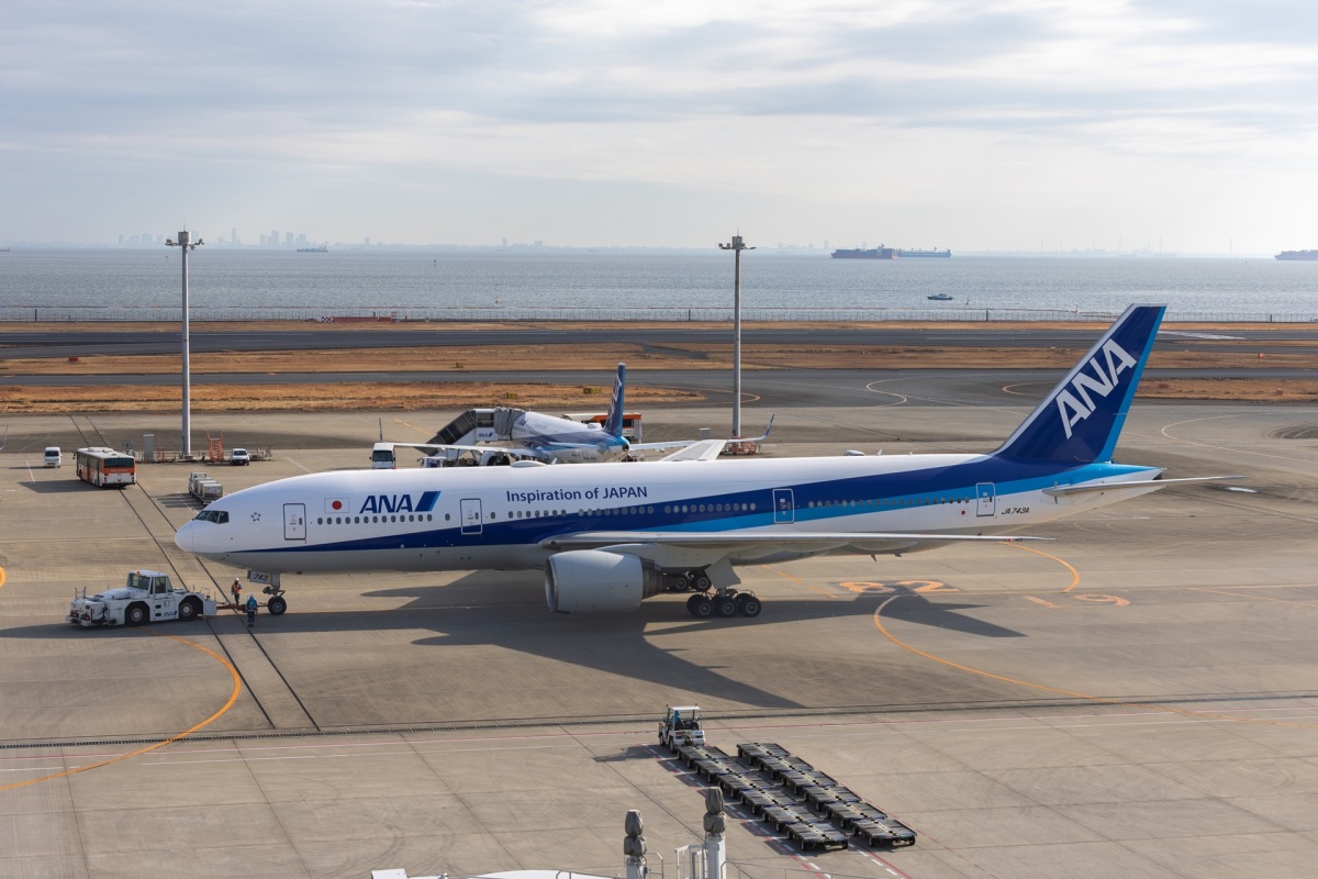 ANA、8月24日から全機に「Inspiration of JAPAN」を機体前方に塗装