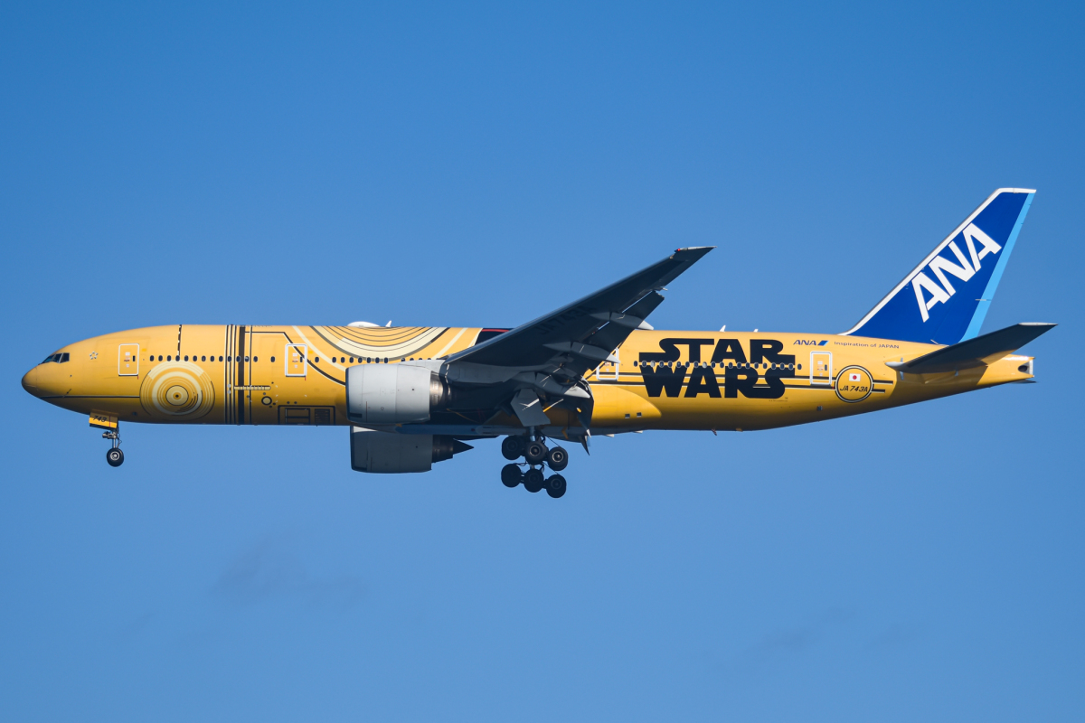 さらば、「C-3PO ANA JET」 機体整備のため台北へフェリー 8年9か月の