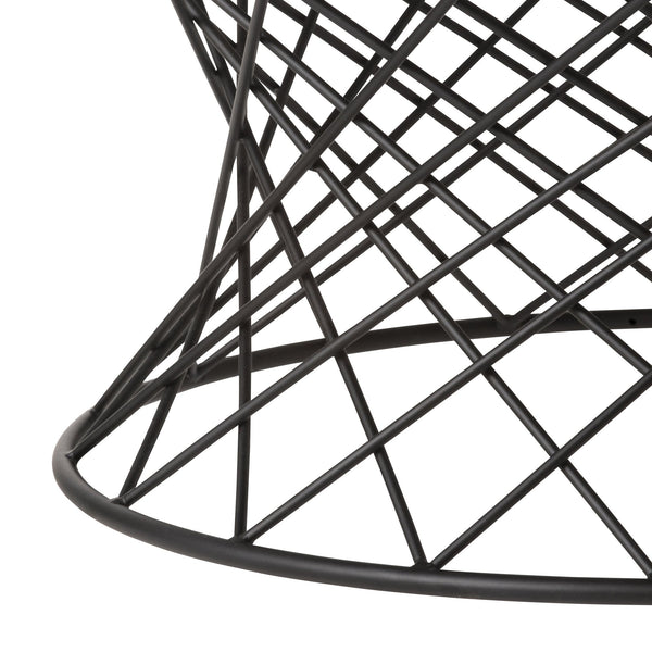 マーリア コーヒーテーブル クリア×ブラック（φ800） | Francfranc