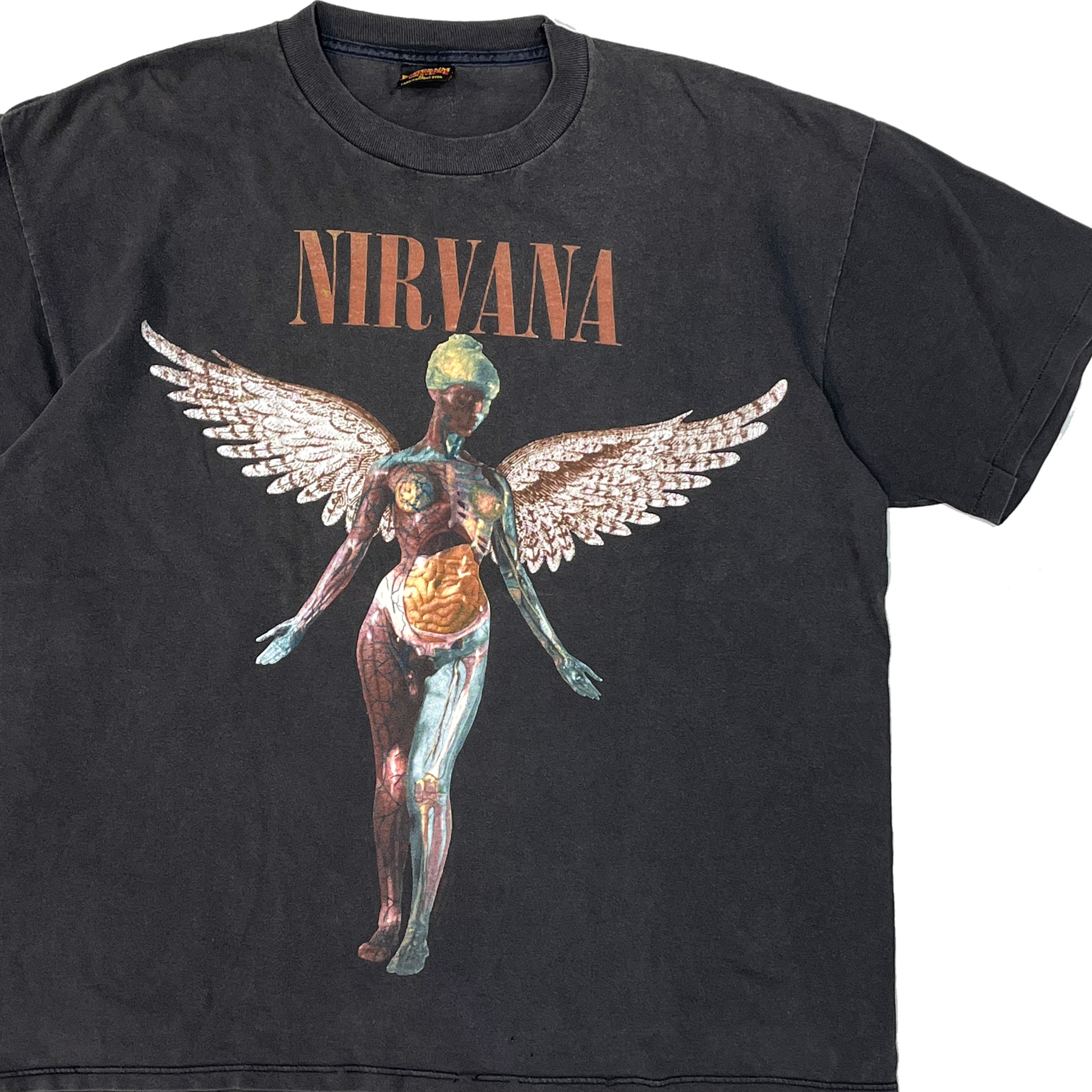 90's BROCKUM Nirvana T In Utero ブラック Size (XL) スペシャル – frgeek