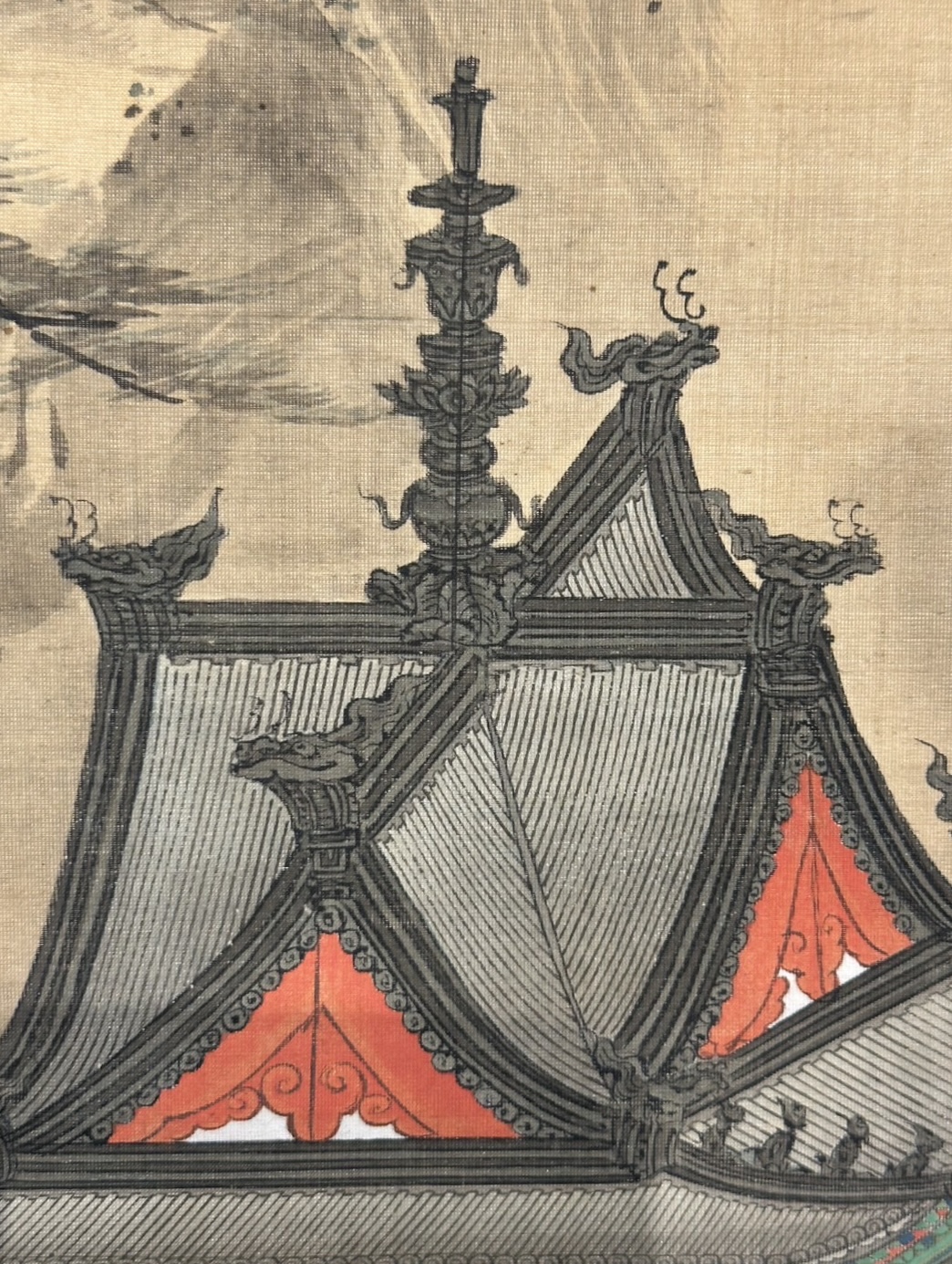 狩野探信守道「楼閣山水図」 - 藤美術