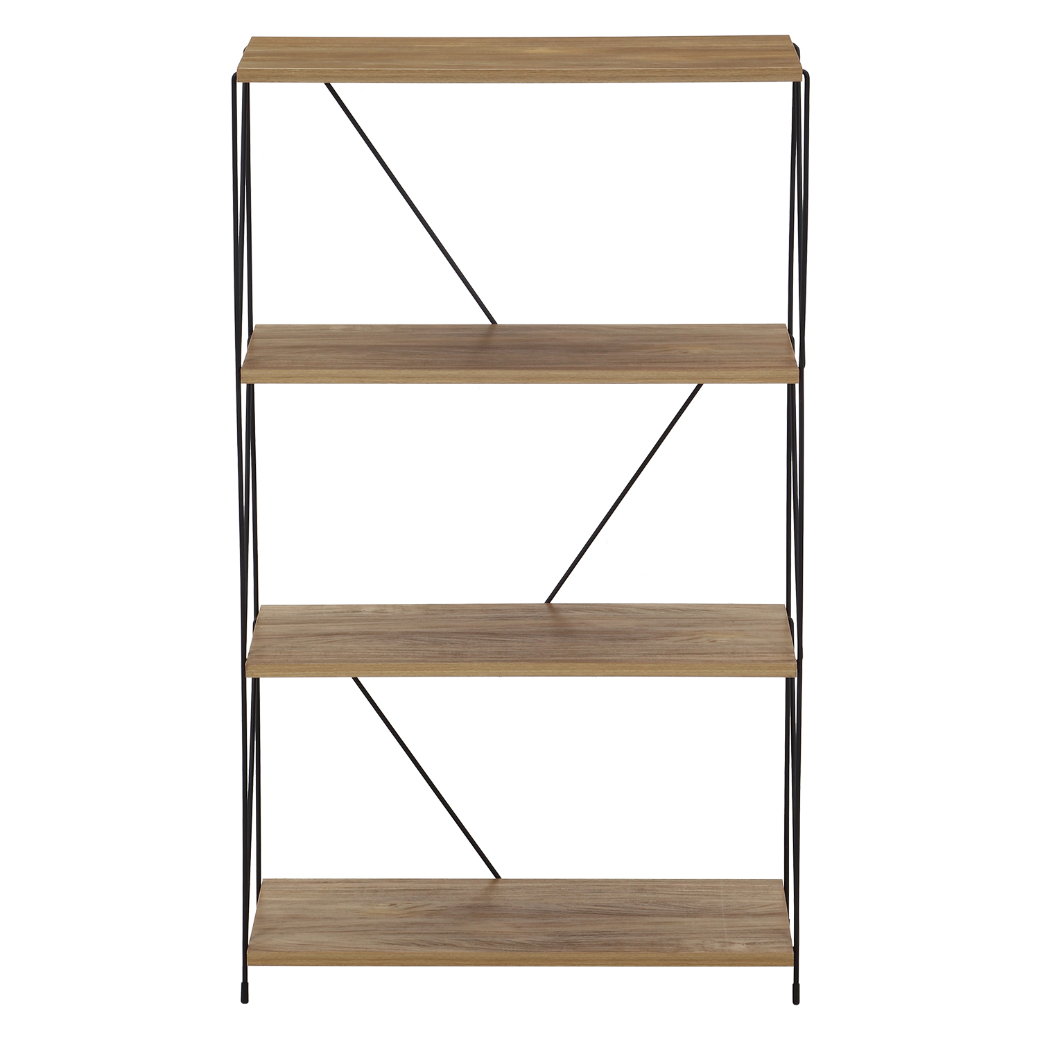 C/D:77563] EZBOワイヤーラック4段 60幅 OAK NA