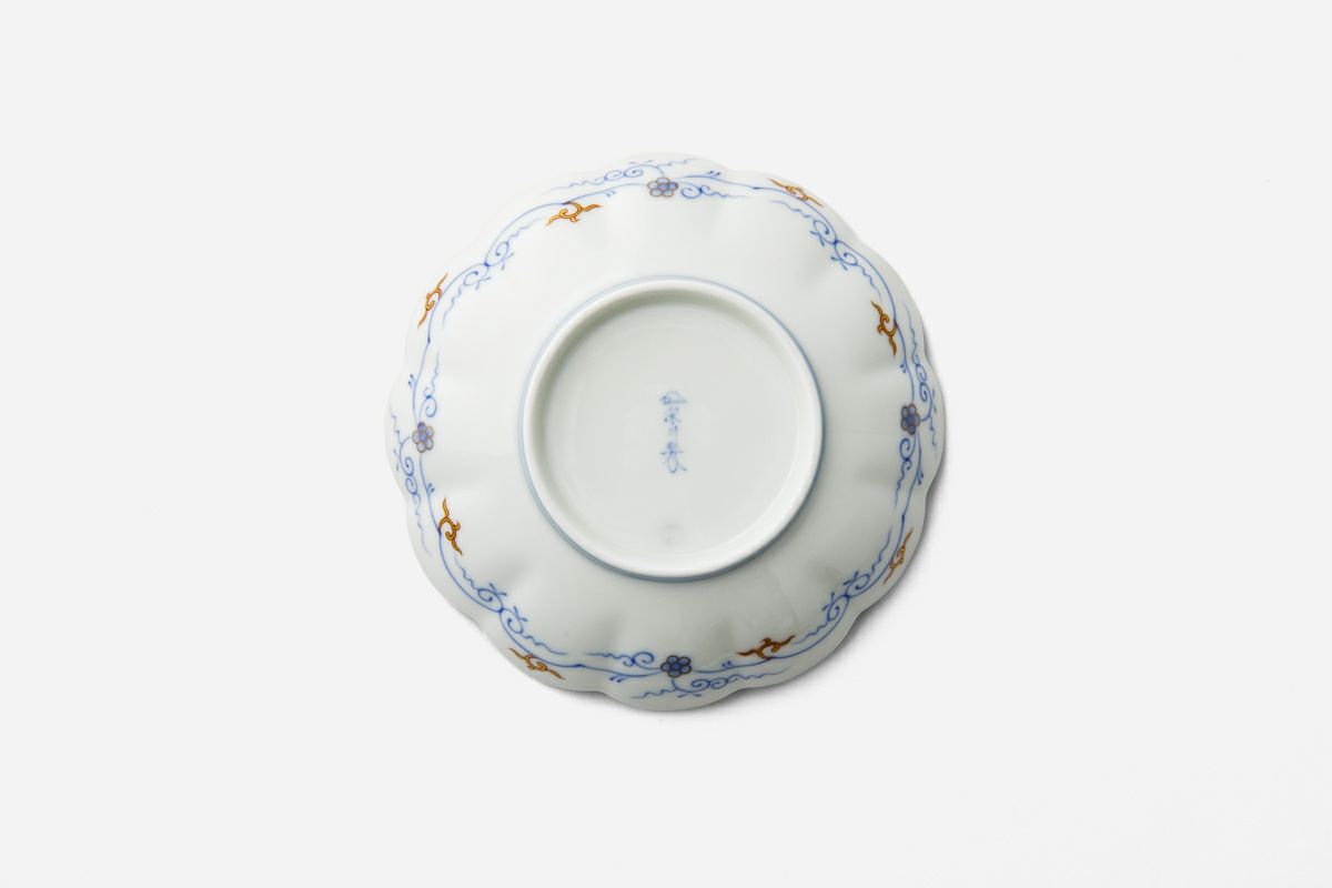 染錦金彩鳳凰 菊割中皿 | 有田焼 深川製磁｜公式オンラインストア