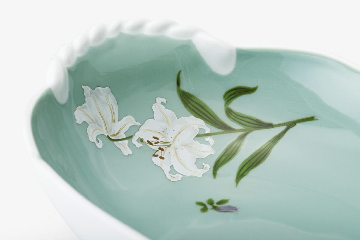 白百合 バスケット | 有田焼 深川製磁｜公式オンラインストア