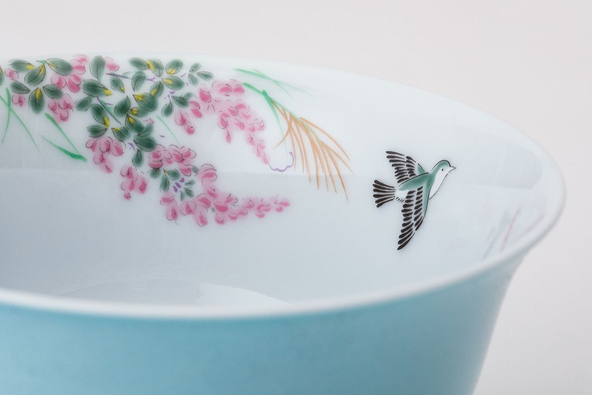 萩花見 飯碗 | 有田焼 深川製磁｜公式オンラインストア