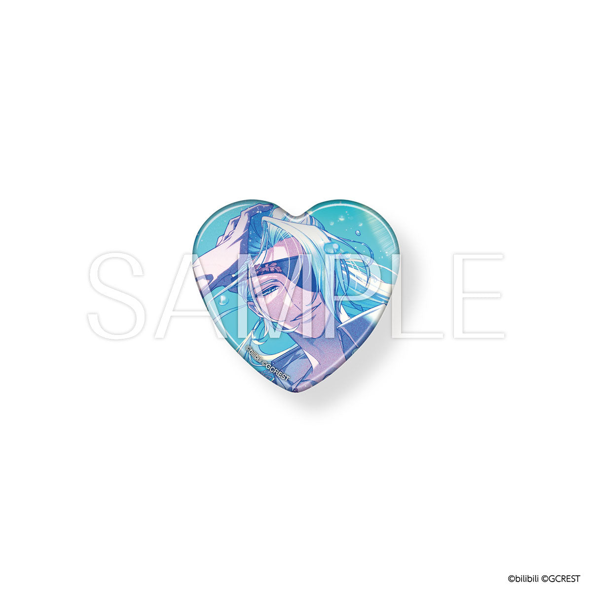 夢職人と忘れじの黒い妖精 Sweet Fes ハート型缶バッジ（ブラインド