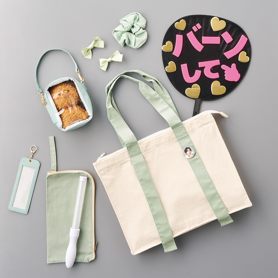 大うちわが入る推し活キャリーオン トートバッグ｜全9カラー