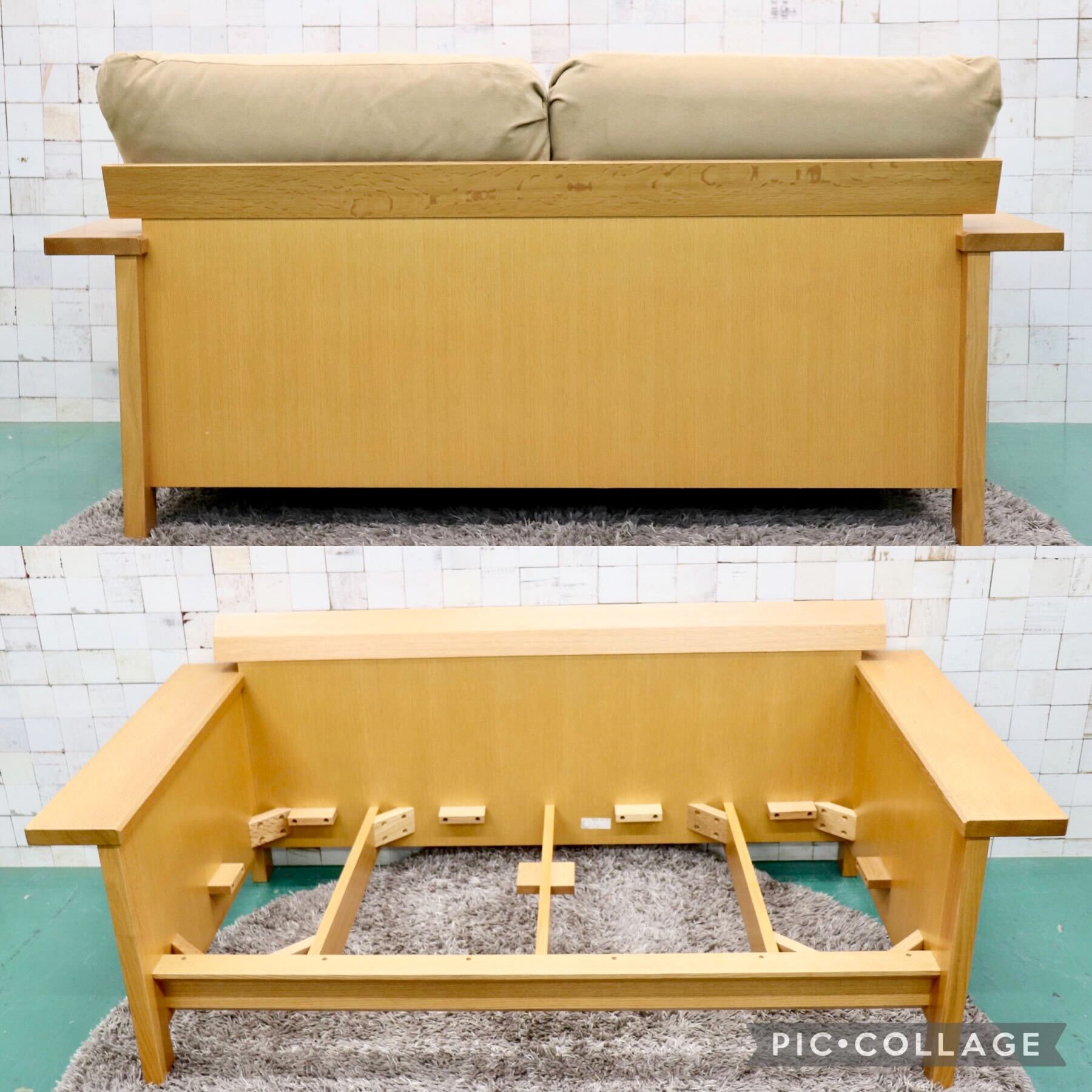 GMGS10○シラカワ / shirakawa レヴィ 2人掛けソファ ラブソファ