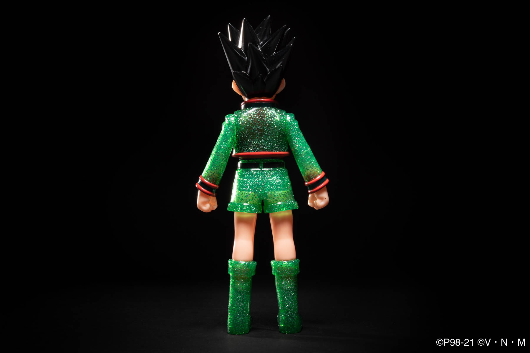 ヒキダシトイ「HUNTER×HUNTER」ソフビシリーズ新作 ゴン [グリーンラメ