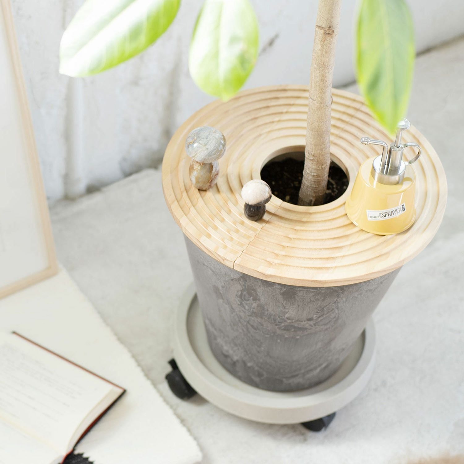 amabro アマブロ | WOOD CIRCLE TRAY ウッドサークルトレイ | HIGHTIDE