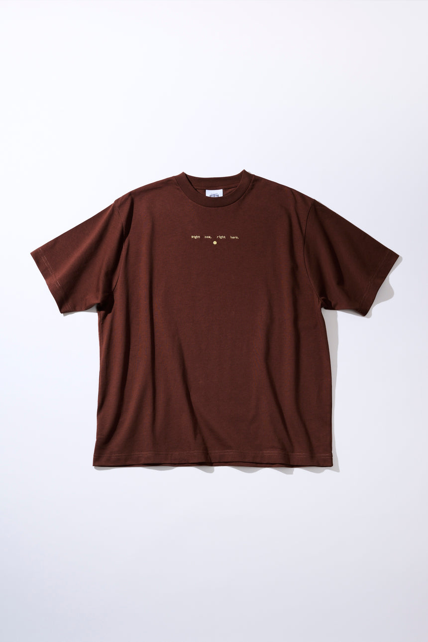 Right now, right here. T-shirt [BROWN] – 羊文学 Official Store