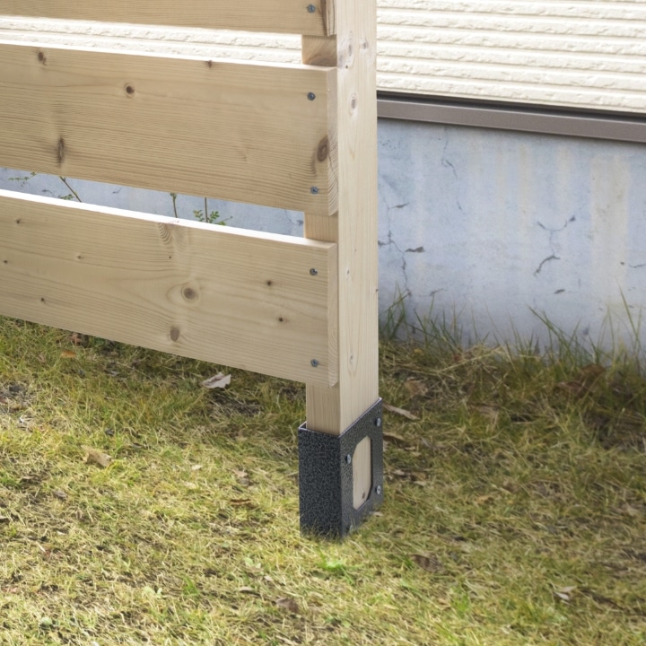 2×4材固定金具 地中杭: ラティス・フェンス | タカショー ホームユース