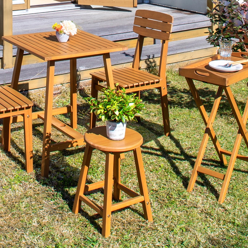 マリーウッド スツール /A(ナチュラル): テーブル・チェアー・パラソル