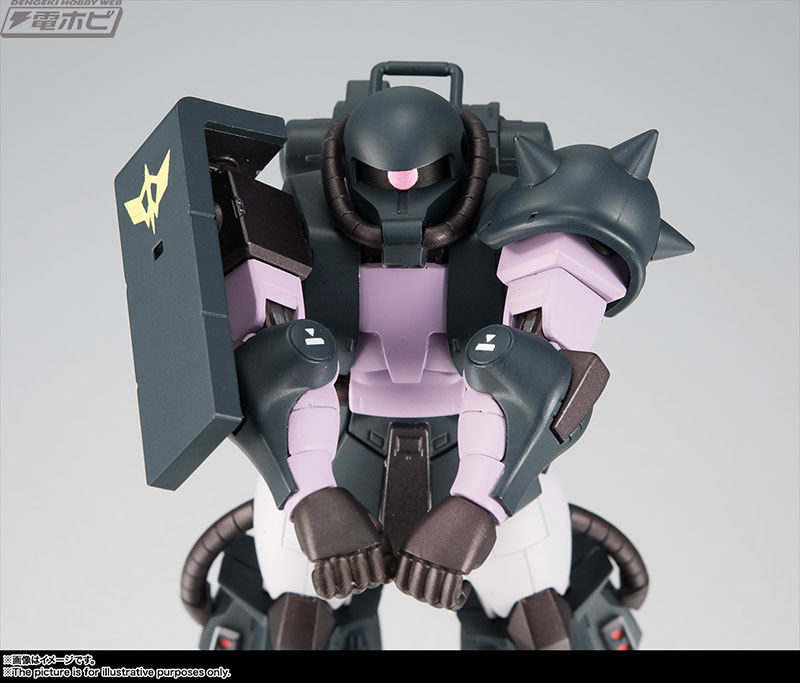 機動戦士ガンダム』ROBOT魂 高機動型ザクII ver. A.N.I.M.E.～黒い