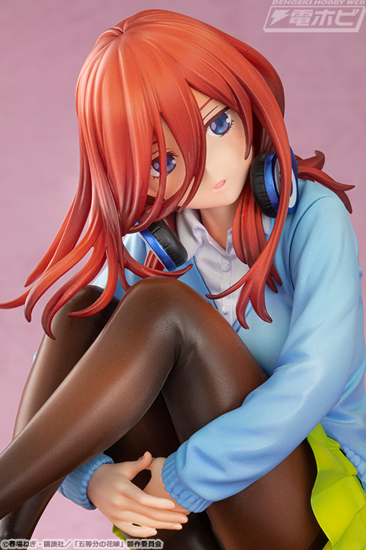 少し油断したような表情がカワイイ！『五等分の花嫁』中野三玖