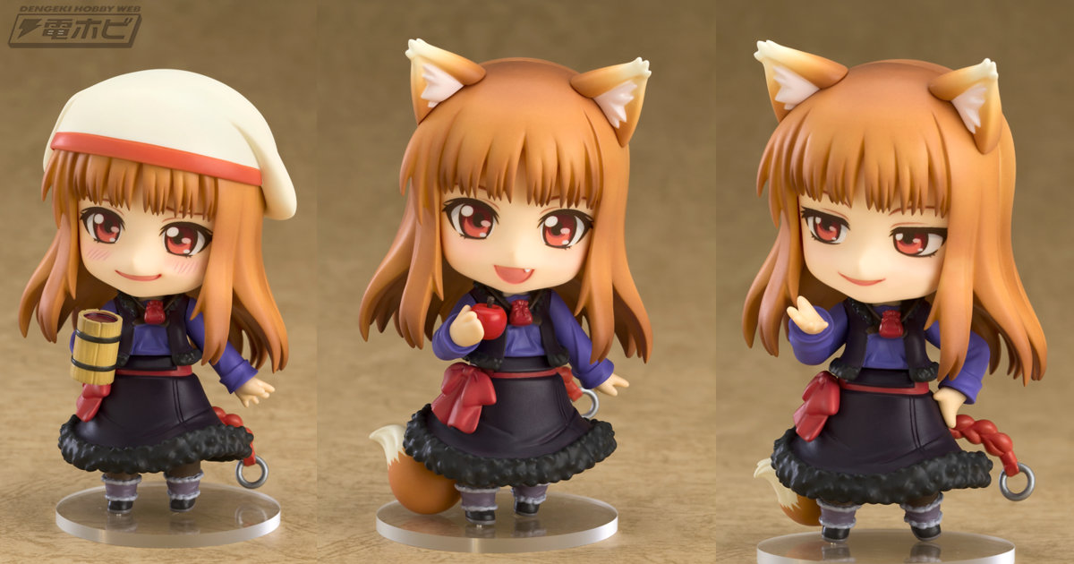 狼と香辛料』より、ホロのねんどろいどが再販！表情パーツには「笑顔