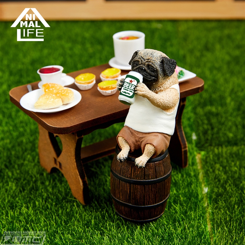 お酒をぐいっと飲む動物たちが可愛い！大好評の動物フィギュア「ANIMAL