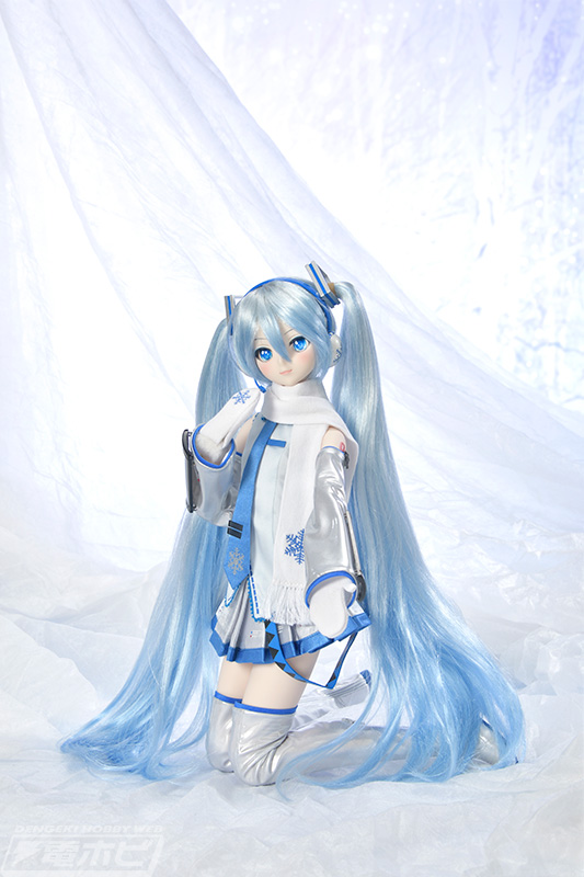 可動性・保持力がアップしてポージングの幅が広がる！雪ミクのドールが