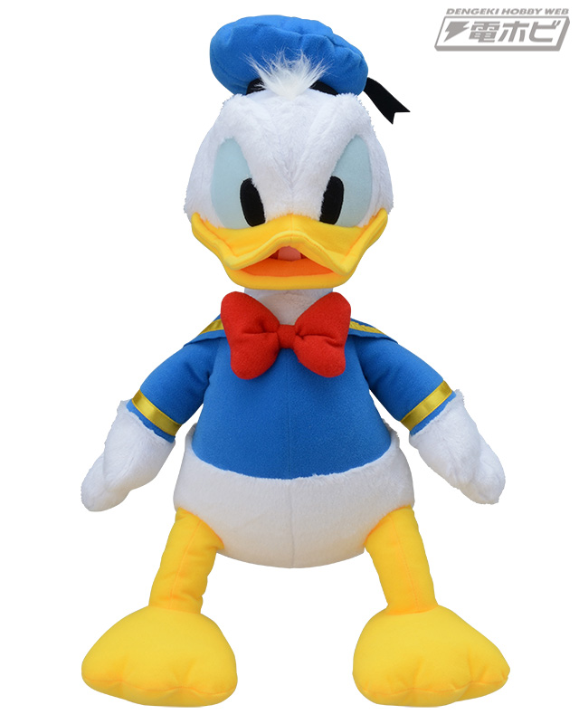 怒った顔もチャーミング♪「ドナルドダック」の大きなぬいぐるみがセガ