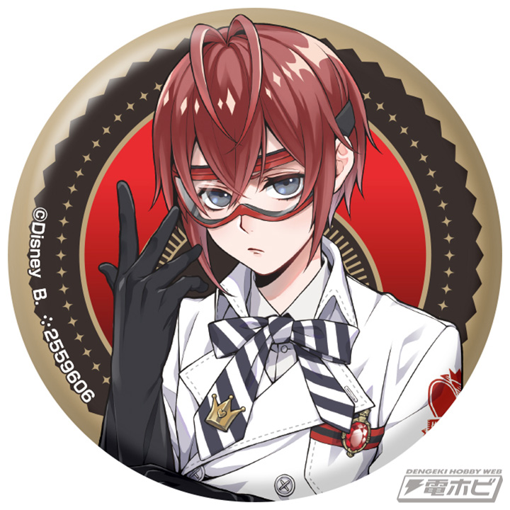 ディズニー ツイステッドワンダーランド』の缶バッジ第5弾に実験着の