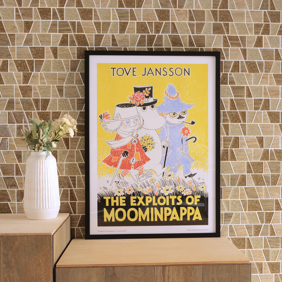 Moomin ムーミン ポスター ( The Exploits of Moominpappa / 50 x 70