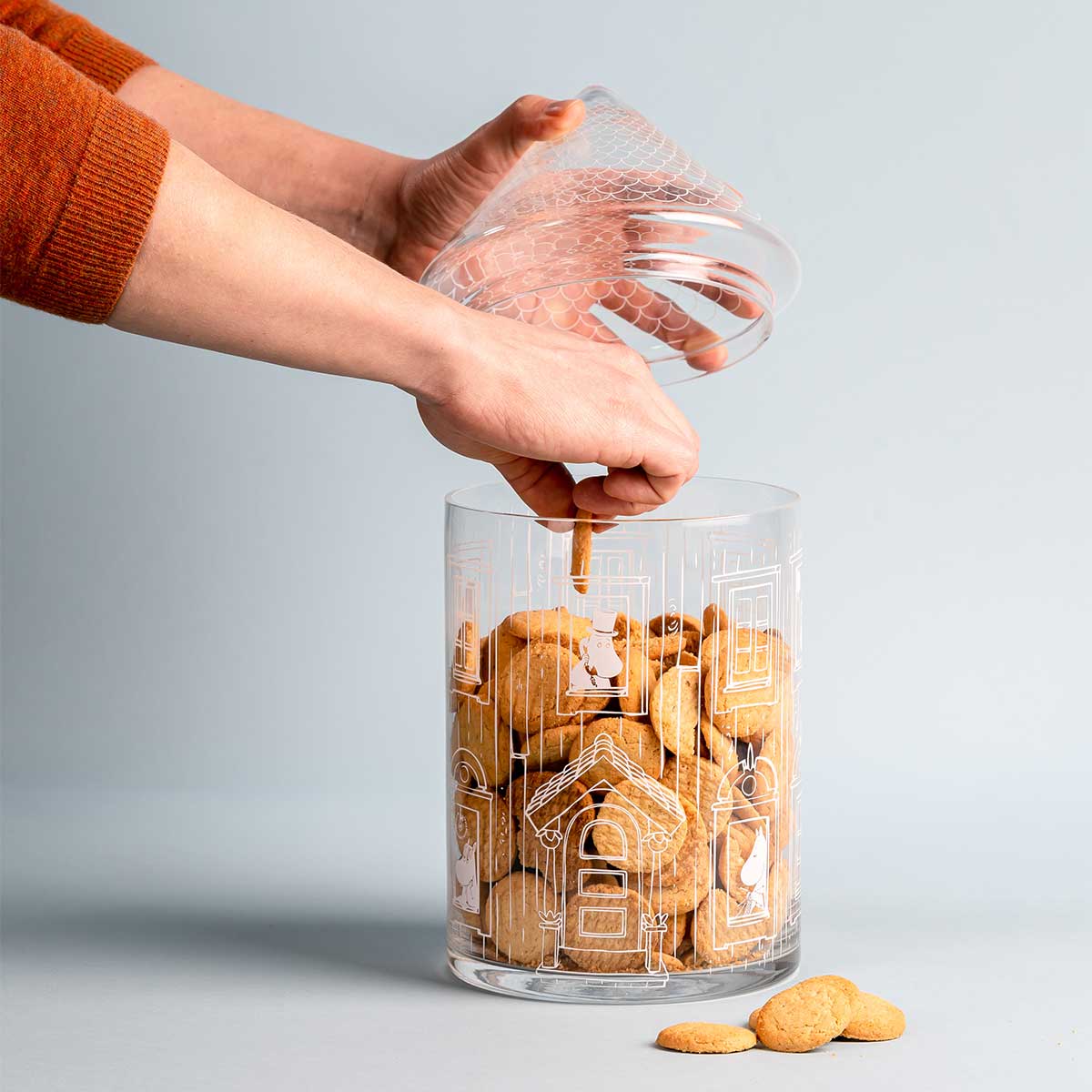 Moomin ムーミン Muurla ムールラ ガラスジャー ( MOOMINHOUSE )｜北欧雑貨