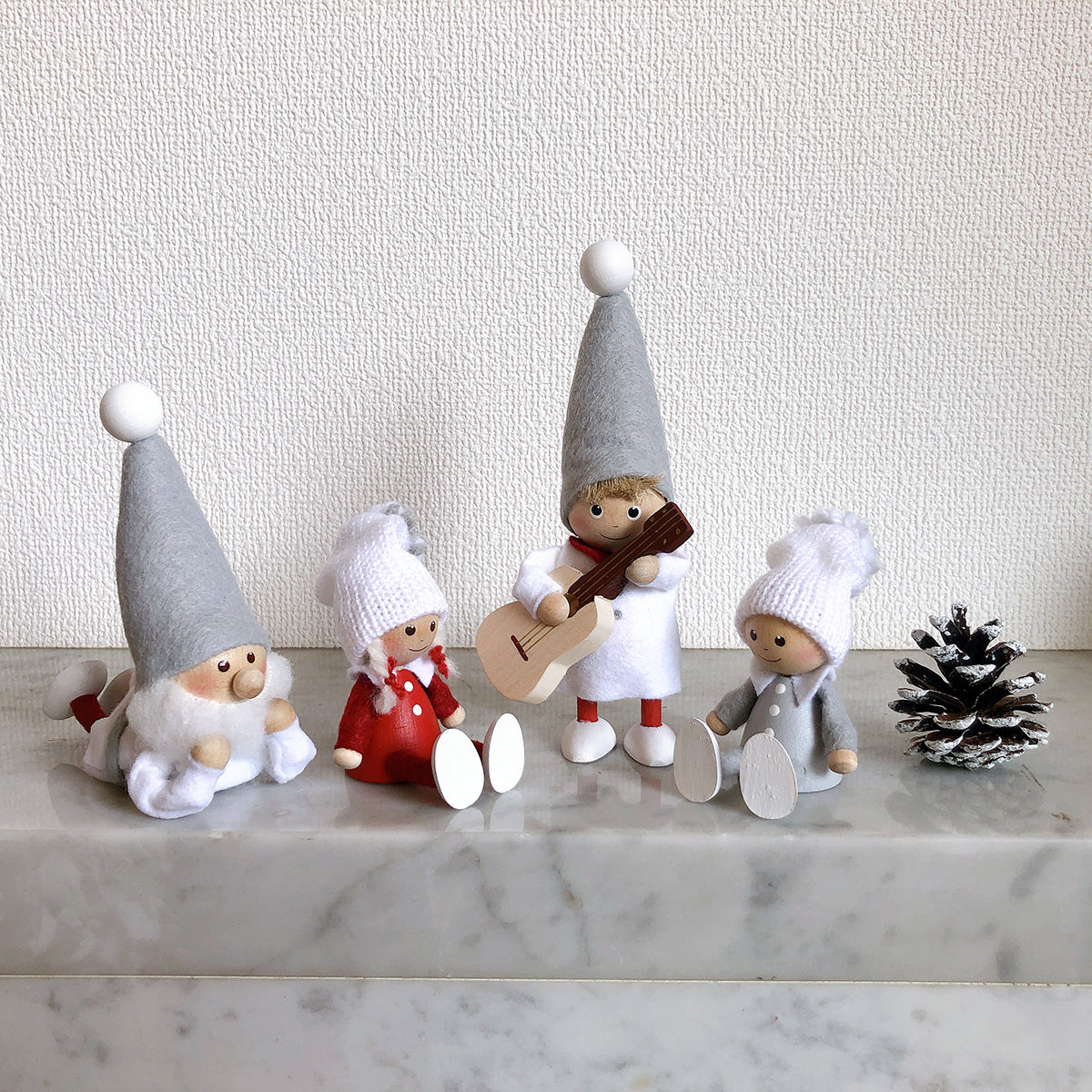 NORDIKA nisse ノルディカ ニッセ クリスマス 木製人形（寝転がる