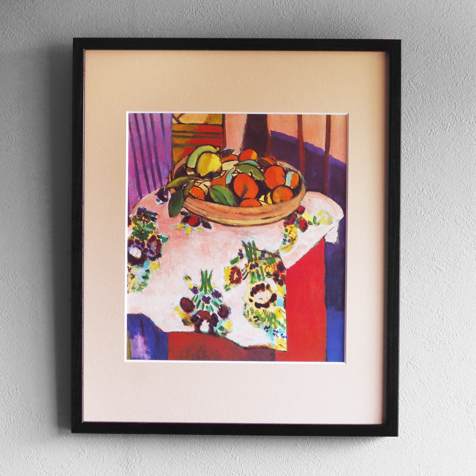 アンリ・マティス 「オレンジのある静物」アートポスター｜モダン