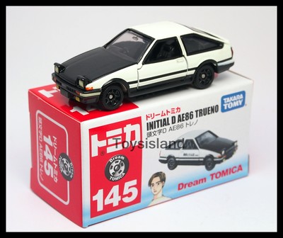TOMICA DREAM 145 Initial D TOYOTA AE86 Trueno 1/61 TOMY Diecast