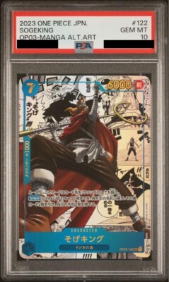 One Piece Card Sogeking PSA 10 OP03-122 SEC Comic Manga Super
