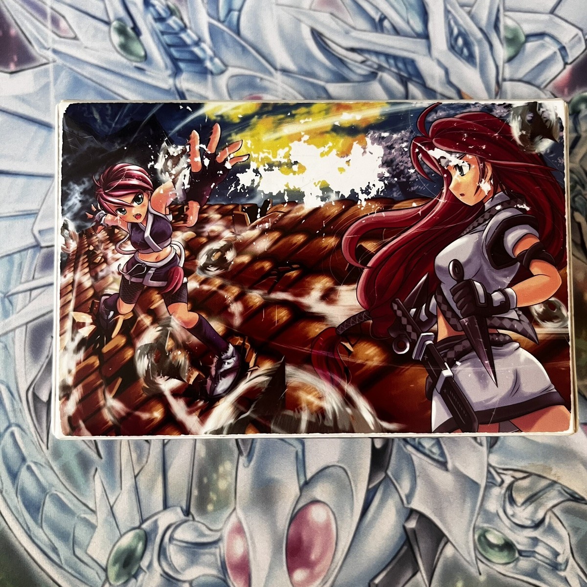 Yugioh Max Protection Ninja Girl Kunai Double Deck Box | eBay