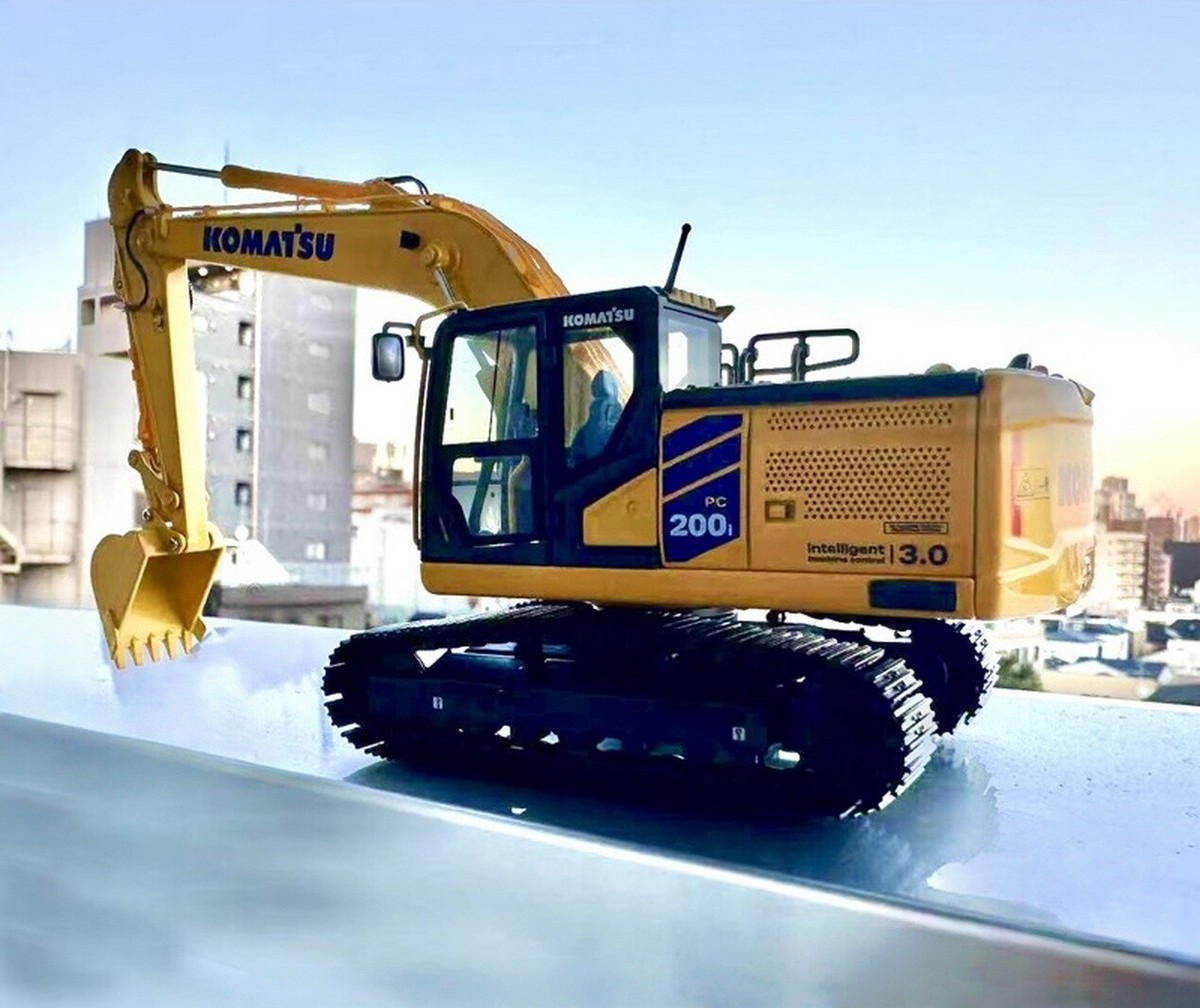 1/50 Scale KOMATSU PC200i-12 Hydraulic Excavator Diecast Model Toy