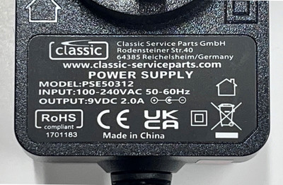 Replacement Power Supply for MOSKY AUDIO TONE BUS | eBay UK