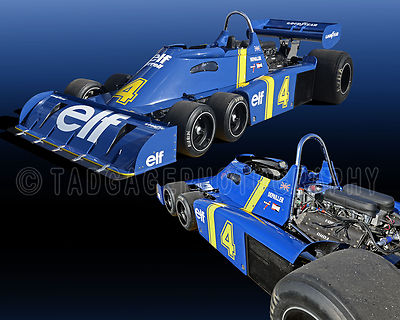 Tyrrell P34 six-wheel Formula 1 Grand Prix Vintage Classic Race