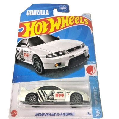 HOT WHEELS 2024 NISSAN SKYLINE GT-R (BCNR33) 96/250 HTC44 GODZILLA