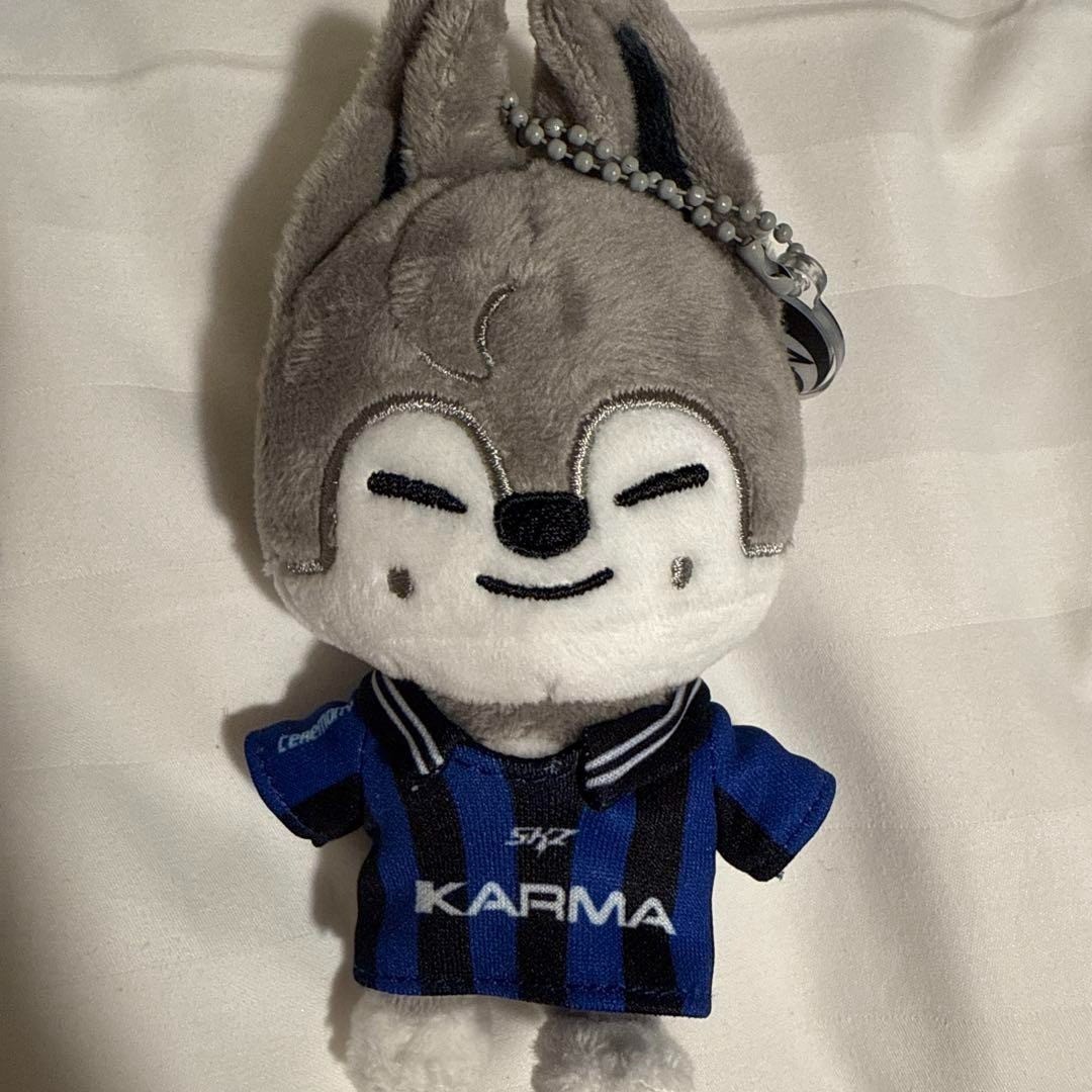 Stray Kids SKZOO KARMA Plush Doll Keyring Wolf Chan Bang Chan