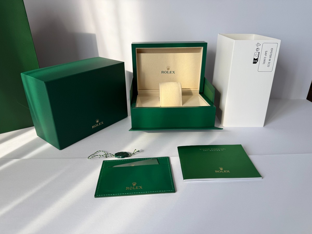 Medium Rolex Box (Green on Green) ref : 53491.02 New Style M ECO